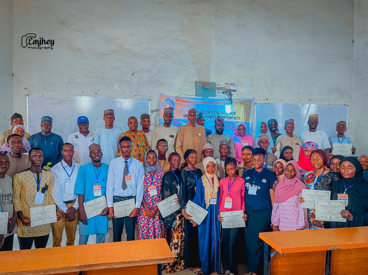 BabagariUsman's tweet image. Honored to present my research at the Faculty of Life Sciences Undergraduate Conference, MAU Yola — as the only 300-level student among finalists &amp;amp; postgrads 
. Grateful for the experience &amp;amp; recognition.

#UndergraduateConference #ResearchPresentation #MAUYola #YoungResearchers