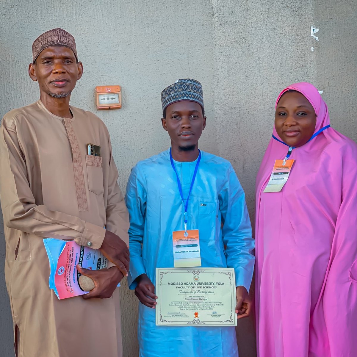 BabagariUsman's tweet image. Honored to present my research at the Faculty of Life Sciences Undergraduate Conference, MAU Yola — as the only 300-level student among finalists &amp;amp; postgrads 
. Grateful for the experience &amp;amp; recognition.

#UndergraduateConference #ResearchPresentation #MAUYola #YoungResearchers