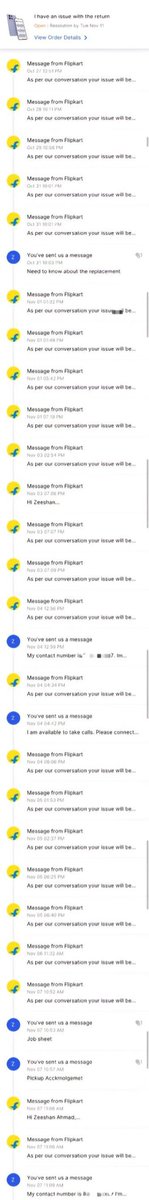 JAVIAli8's tweet photo. No resolution from @Flipkart or @flipkartsupport even after raising a complaint on 24th Oct! Logged the issue under National Consumer Helpline, still no help or update till now. Extremely disappointed with this delay.

@consaff @jagograhakjago @DCA_GoI  @nch1915
#ConsumerRights https://t.co/DQYFtfnym8