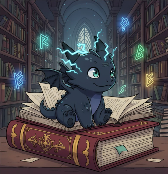 anht2003z's tweet image. 📚 Studying ancient runes... or maybe just sitting on them 😆
Knowledge is power (and maybe a little magic too)
@raikucom 
#Raiku #MagicLibrary #TinyScholar