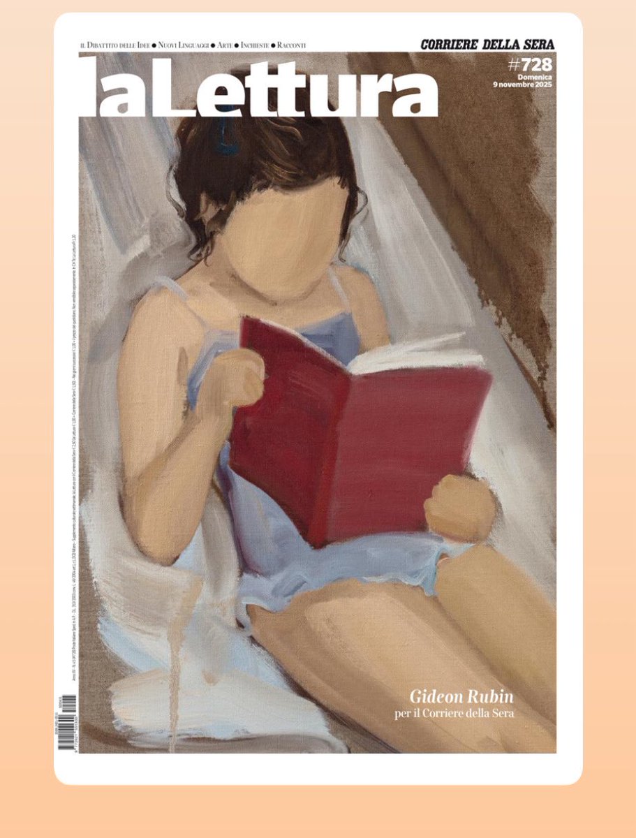 Mettetevi comodi, c’è <a href="/La_Lettura/">la_lettura</a> !

Il nuovo numero de «la Lettura» è oggi in nell’App e in edicola con il <a href="/Corriere/">Corriere della Sera</a> . Con #bookcity #shirleyjackson #cormoranstrike #benedettarossi #erindoom #giannibiondillo #cristinacassarscalia #napoleone 
La copertina firmata da #GideonRubin