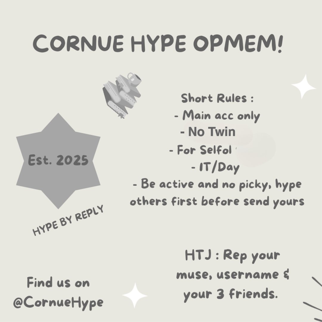 CornueHype's tweet photo. Exciting news! 🚀 As we open the gate for new face, it's the time! 🌟 If you’ve been waiting for the perfect opportunity to join a suppa cool GDM HYPE, it's us. Don’t miss out—secure your spot and be part of the wave. REPLY and JOIN us NOW! https://t.co/v9WzajIShK