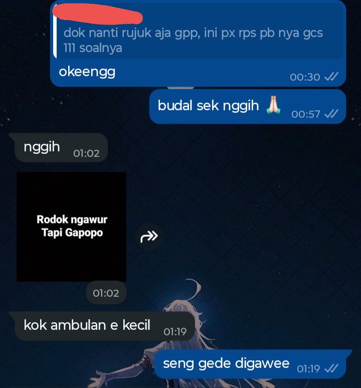 nayxdiary's tweet photo. aku dan kesabaran tipisku yg dibagi 10000000 ketika punya pasien stabil tapi RS Rujukan acc rujuk tengah malem banget
untung temen jagaku suportif ya Allah 

Malming M nya apa?
Merujuk https://t.co/eBRYX9EtlG