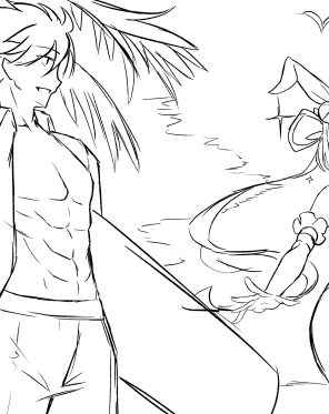 【新刊チラ見④】
夏は終わってない

#FGO #C107新刊 