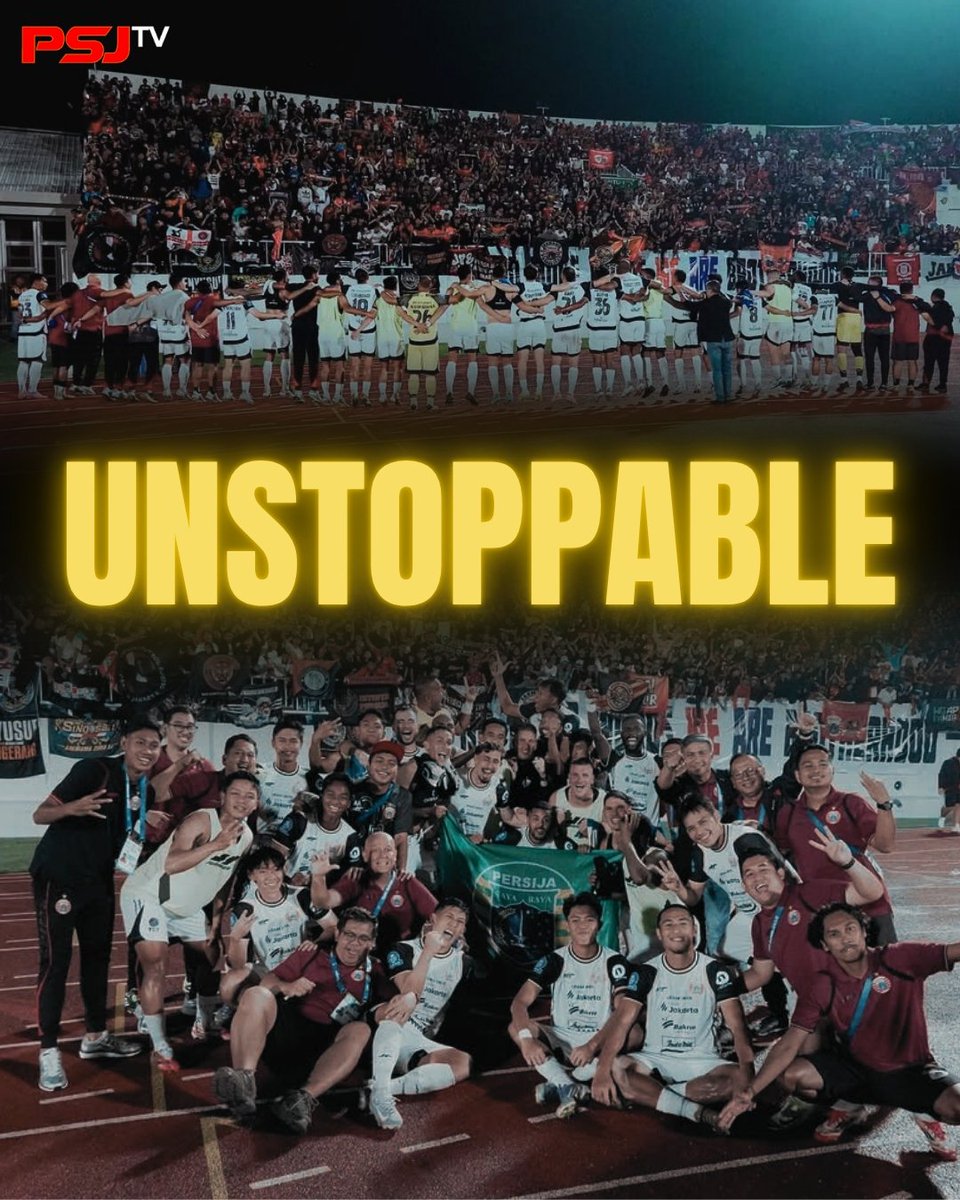 tv_psj's tweet photo. Maju teruss ๐ฅ
#Persija #brisuperleague #macankemayoran #thejakmania #sepakbola #psjtv #prideandsoulofjakarta https://t.co/HEHSXrepZg