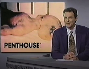 The October issue of Penthouse, now on newsstands, contains a picture billed as, quote, "The Alien: The World's First Authentic Photograph."

A survey of Penthouse readers finds that sixty percent think the photo is a fake, while only forty percent think it's real.

All one