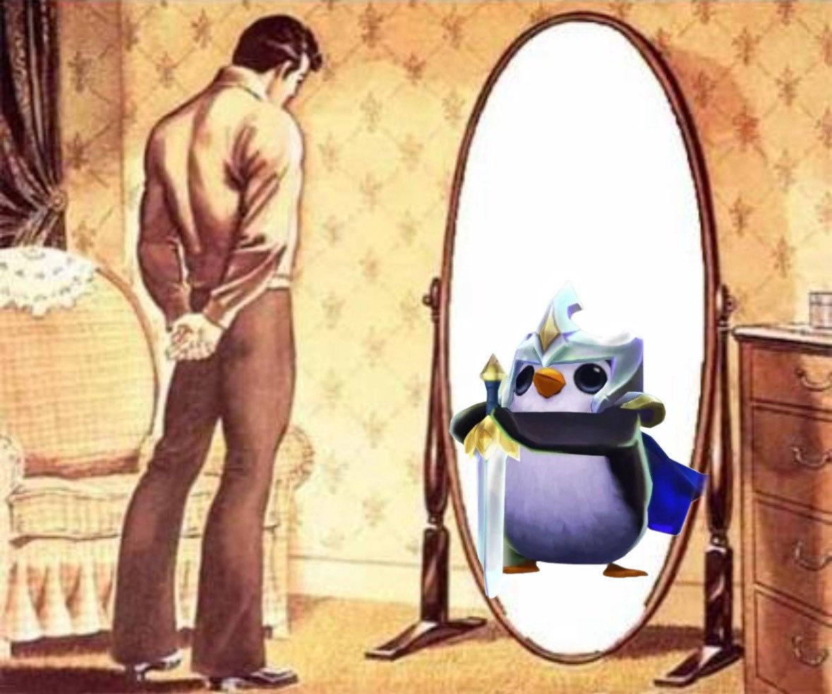 Visualizing in the mirror the man I want to become: