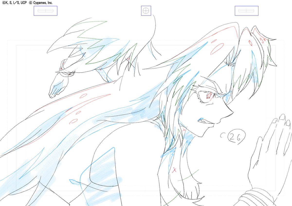 18話ご視聴ありがとうございました！
一瞬ですがオベイ描いてます！
(投稿の許可を頂いております)
#アニメウマ娘 #シングレ