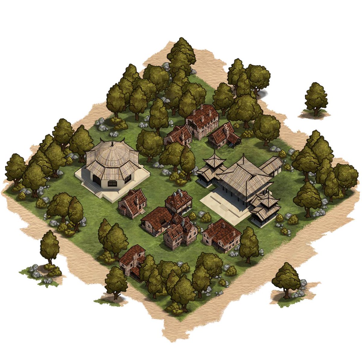 An Asian design for the Government House has appeared in the game
#Asia

WoN.onl