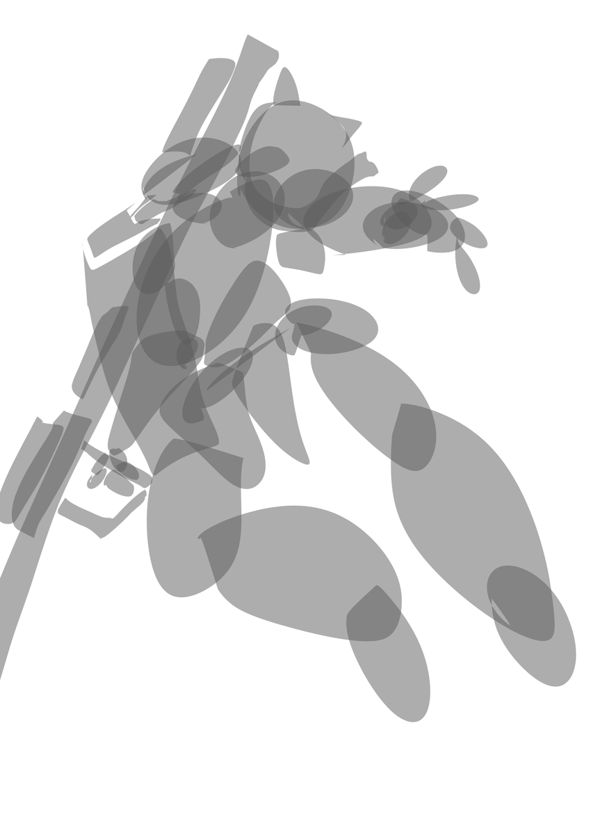 投げ縄のローリンガールみたいなヤツ、ロボット描くときに役立ちそう 