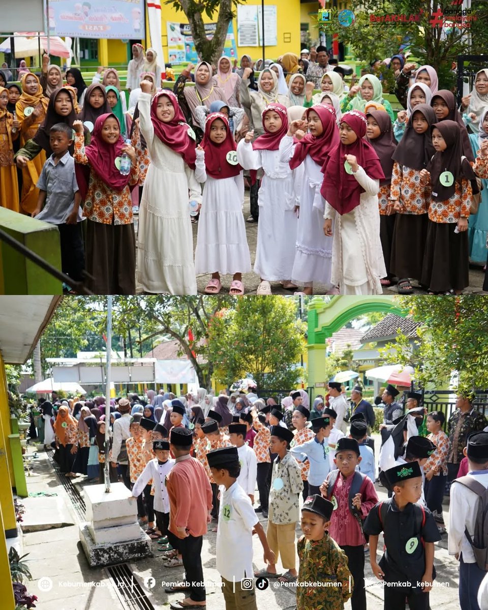 pemkab_kebumen's tweet photo. Wakil Bupati Kebumen Zaeni Miftah secara resmi membuka kegiatan Festival Anak Sholih Indonesia (FASI) ke-7 Tahun 2025 yang diselenggarakan oleh Badko LPQ Kecamatan Petanahan, bertempat di TPQ SDN Kebonsari Petanahan, Minggu (9/11/2025). #pemkabkebumen #fasi #wakilbupatikebumen https://t.co/GN2lhnIQwa