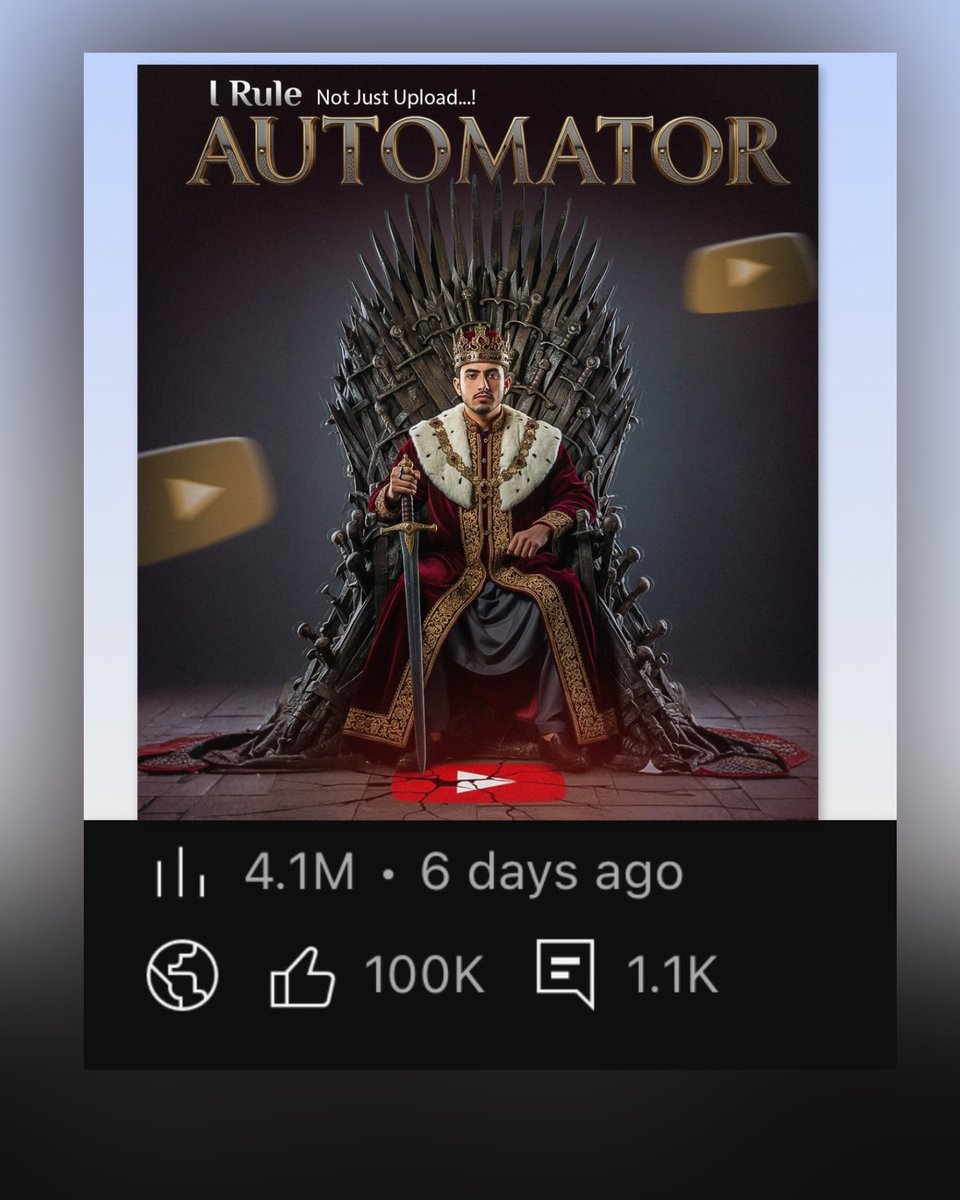 HasanAHk5's tweet image. 🚨 Channel Audits Are LIVE! 🚨

Drop your YouTube channel link below 👇
and I’ll tell you one thing you can improve to grow faster 📈

I’ll be replying all day — let’s level up your content together!

#YouTubeTips #ChannelAudit #YTgrowth #YouTubeAutomation #ContentCreator