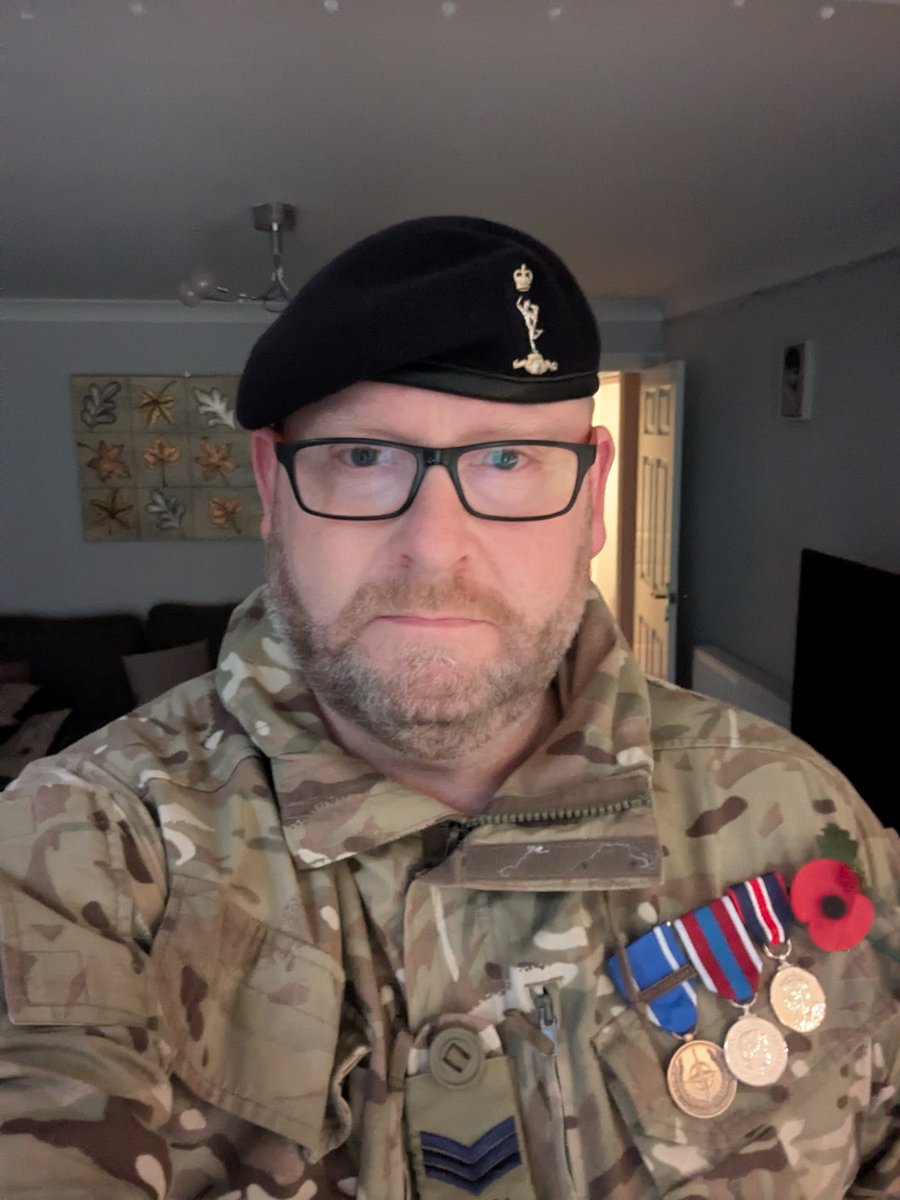 Leading the cadets on their first civic Remembrance Parade today 🫡