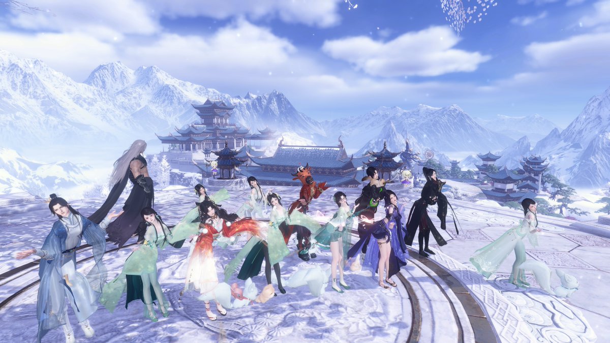 逆水寒で中国の方に誘われて永遠にダンスしてるけど、これ自分必要か。。。！？