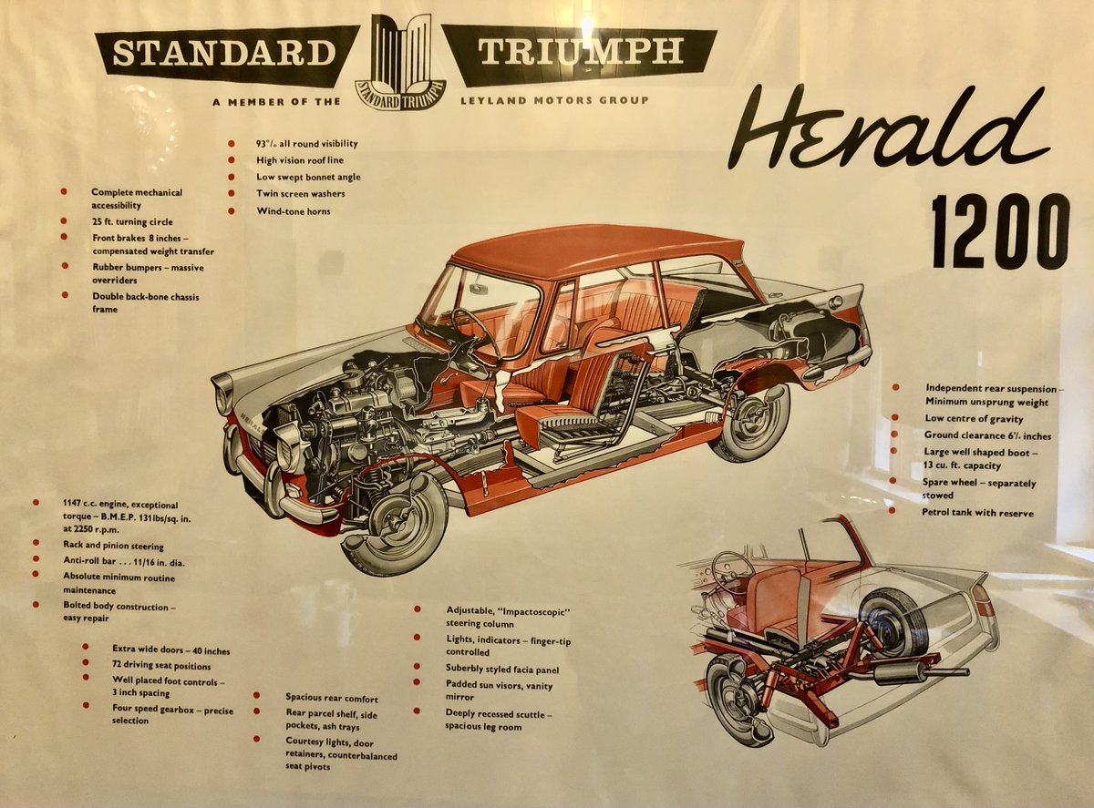 TriumphSSixClub's tweet image. Happy Sunday Everybody, Hope you have a great day planned ..... &amp;amp; if you are popping out maybe take your Triumph Herald with all these lovely features...... 📷
#TSSC #Triumph #WeekendVibes2025