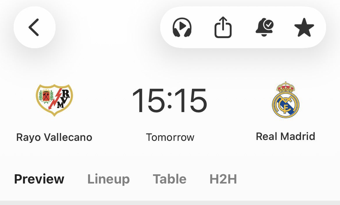 🚨: Whoever predicts the full-time score of Real Madrid vs Rayo  vallecano game gets $100 and a massive shoutout.

Must be Rt this and following me so I can Dm you