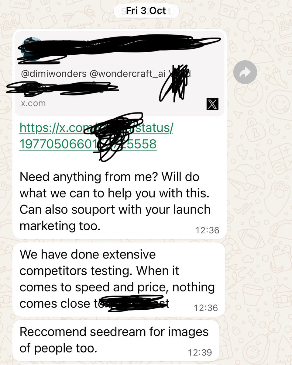 dimiwonders's tweet image. two different vendors, two vastly different responses

guess who we went for