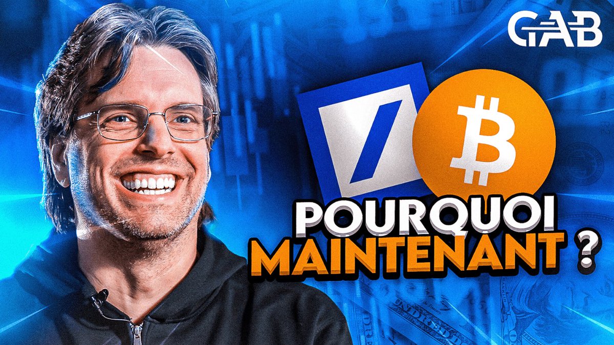 GA_Bitcoin_'s tweet image. Pendant plus de dix ans, les banques centrales et les grandes institutions ont joué à qui détesterait le plus Bitcoin. 😤 

Aujourd’hui, la Deutsche Bank leur explique noir sur blanc pourquoi elles doivent en acheter et pourquoi Bitcoin fera partie de leurs bilans d’ici 2030.…