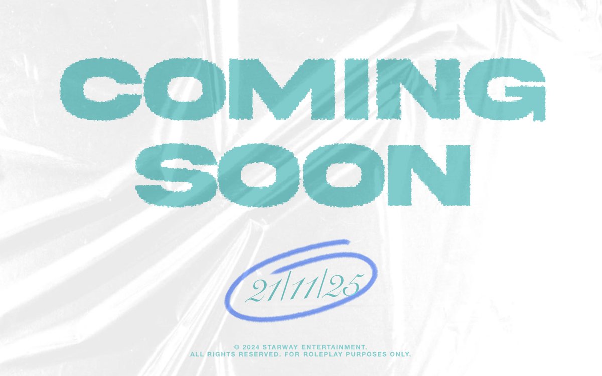 STARWAY_Ent's tweet photo. ㅤ
STARWAY ENTERTAINMENT

With you, it's 𝐩𝐨𝐬𝐬𝐢𝐛𝐥𝐞
COMING SOON

21.11.25
ㅤ https://t.co/1ZoaySetGH