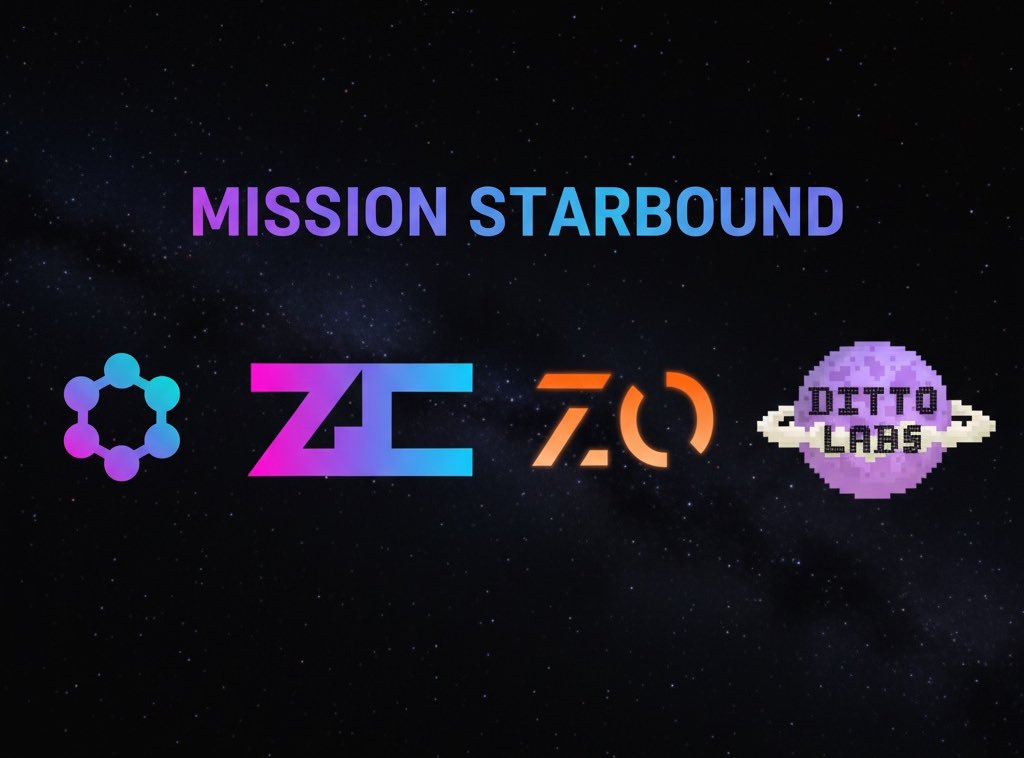 olukayodesimeo4's tweet photo. Great teks deployed on Galxe.@LightLinkChain x @X1_EcoChain @gaib_ai @Infinit_Labs @infinityg_ai @ChimpxAI @RumiLabs_io @zofaiperps | The Galaxy Expands 🌌
#MissionStarbound #LightLinkChain #X1EcoChain #ZOPerps #ZOFI #ZOIgnition #dittoquest #ZKcandy #EnsoFi
Four new forces rise under Mission Starbound, the @Galxe campaign connecting Web3’s frontier builders.
@zofaiperps | AI-Powered Perpetuals on Sui
ZO Ignition reimagines trading with intelligent logic and deep liquidity.
Midway through its mission, @zofaiperps shows how AI can fuel precision and flow in decentralized markets.
@dittocoin | NFT Futures by Ditto Labs
Mint “clones” that mirror future ownership.
@dittocoin turns speculation into creation with its NFT futures model, giving traders a new way to play the future.
@ZKcandyHQ | Mobile Gaming Meets zk-Tech
ZKcandy blends zk-rollups and AI to give players true digital ownership.
One identity, infinite worlds, and assets that stay truly yours.
@EnsoFi_xyz | Cross-Chain DeFi Without Borders
EnsoFi connects liquidity, data, and movement across networks, shaping a seamless hub for the next era of Web3 finance.
Every quest and aura earned brings you closer to the builders shaping tomorrow’s on-chain frontier.