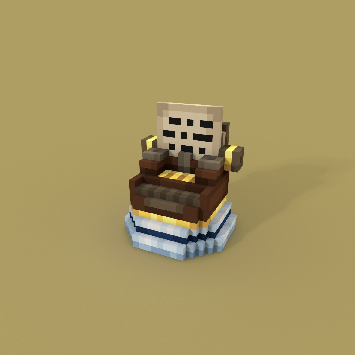 voxelcawa2un's tweet image. タイプライター⌨️

ｶﾁｬｶﾁｬｶﾁｬ…ｯﾀｰﾝ！
タイピングや紙が刷れる様子にこだわって手間をかけたぶん、それっぽい動きになって満足！
#voxelart #pixelart #3DCG