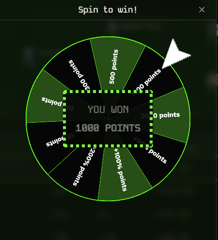 pongbtc69's tweet image. Just spin and hit 1000 points for the first time 🔥
That luck boost finally kicked in ⚡

Don’t sleep on this — @boostdotgg spins actually hit 👀

#BOOST #PulseInfra #memecoin