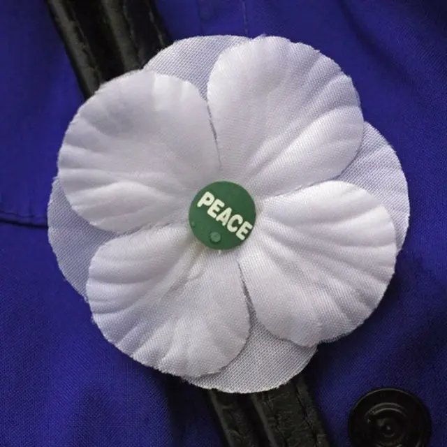 A white poppy symbolises peace, remembers all casualties of war and is a commitment to non-violence.

The far-right seem to dislike that. But that's a very weird thing to dislike.

Here is to remembering, here is to peace, here is to being better.