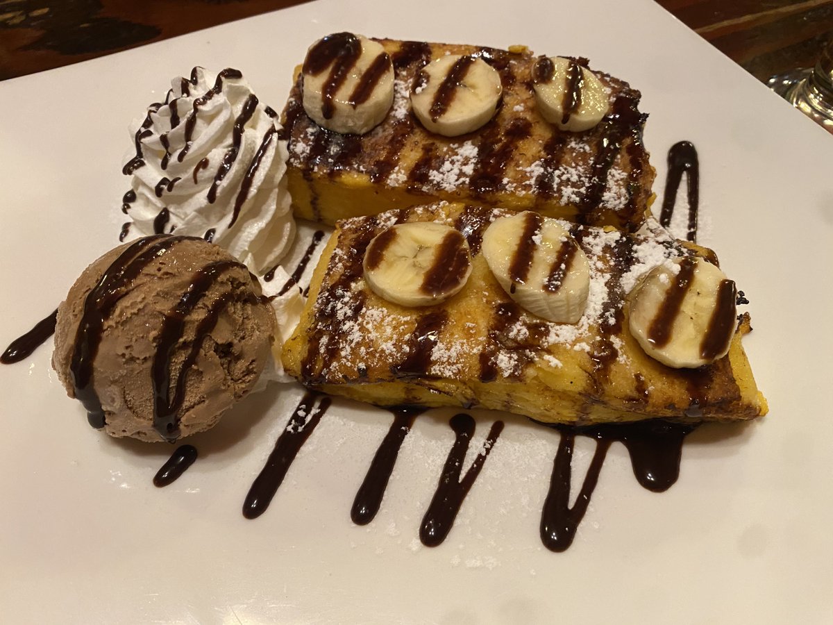 motorcycle_24's tweet image. #W乗り甘味部
フレンチトースト＆クリームソーダ🤤