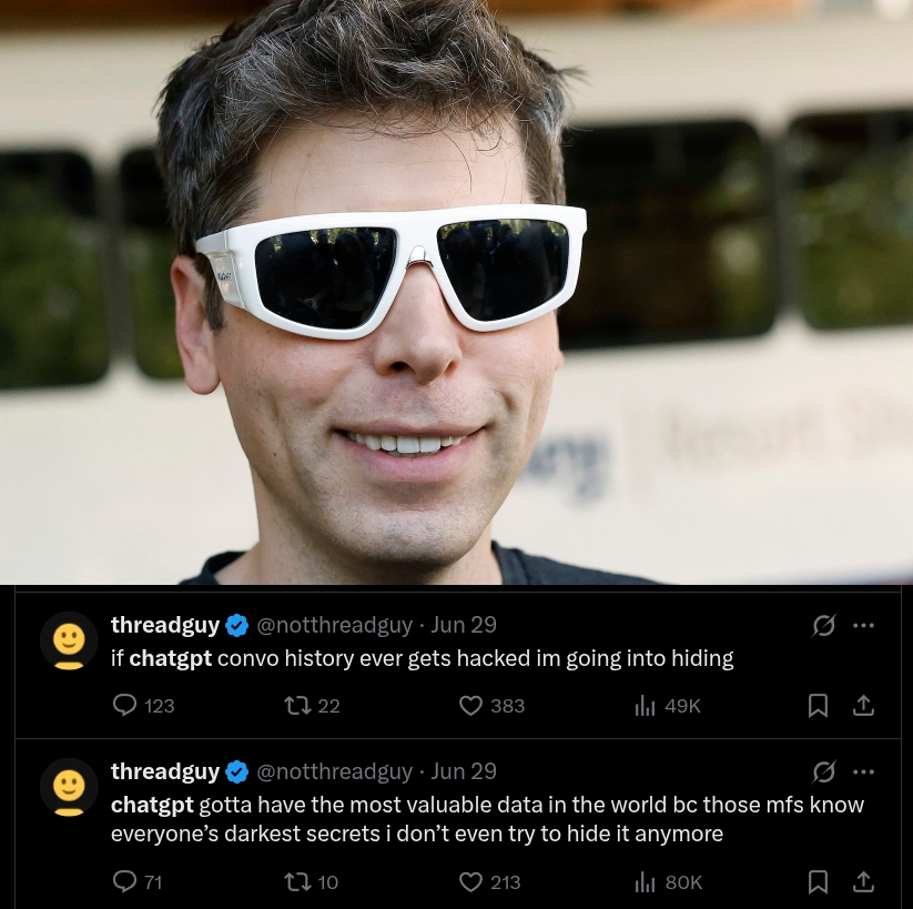 I paid $0.5684 worth of XMR to generate them on <a href="/NanoGPTcom/">Nano-GPT</a>

Your dad is probably linking all of his prompts to his billing data and ip address like a boomer 😁