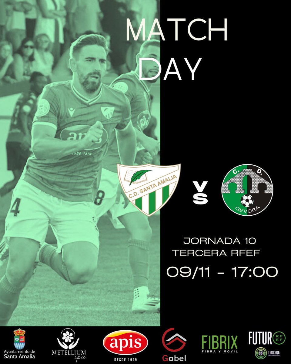 Décima jornada de Liga. Hoy jugamos en casa, hoy volvemos al Municipal. A las 17h nos enfrentamos al <a href="/CdGevora/">Cʟᴜʙ Dᴇᴘᴏʀᴛɪᴠᴏ Gᴇ́ᴠᴏʀᴀ</a> 

Entrada general 10€, socios gratis 

Vente a pasar la tarde con nosotros, te esperamos 

VAMOS VERDES!!!!!