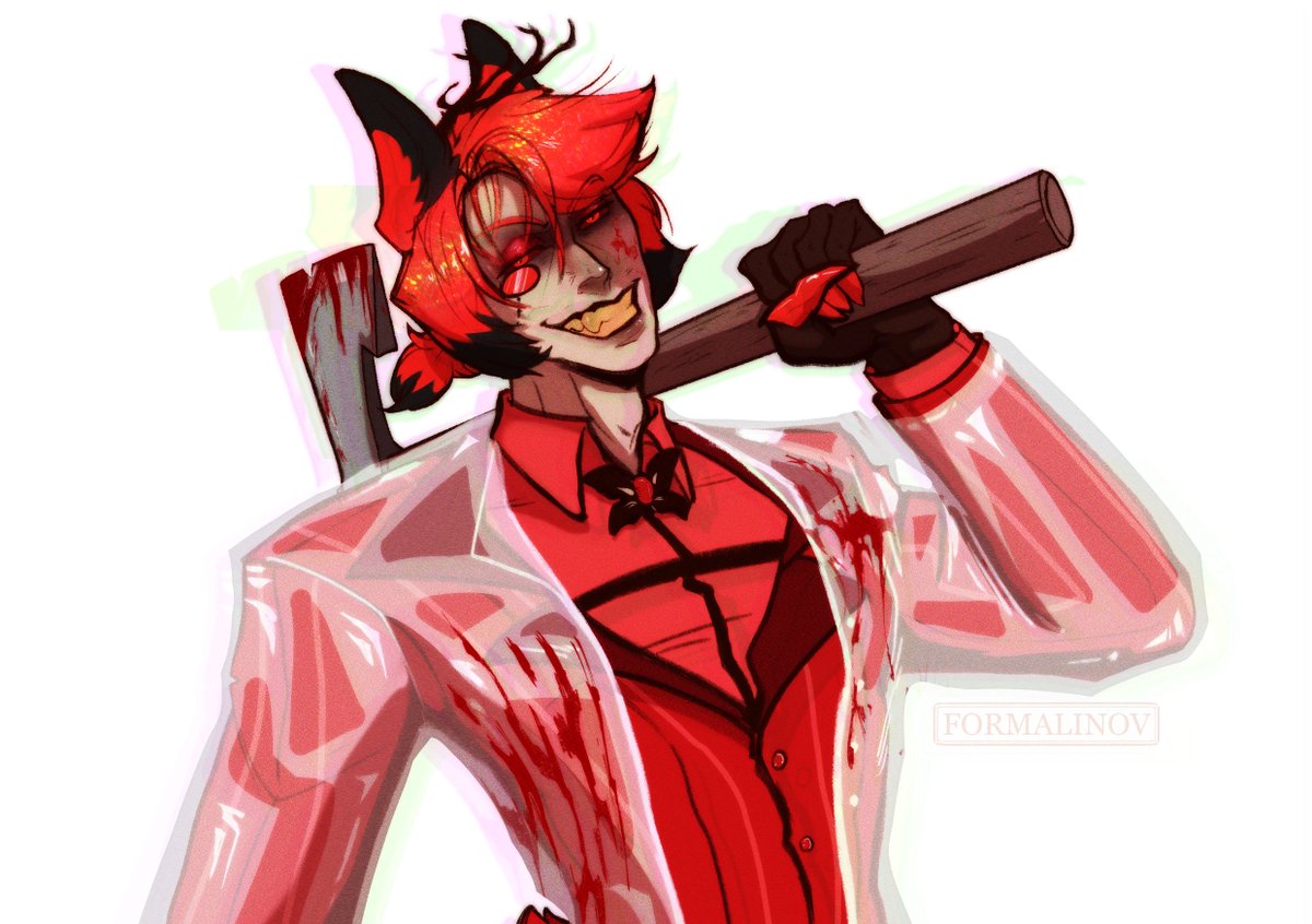 godcarpet's tweet photo. “That’s okay. I’m not very good at controlling it anyway.”
HB gift for amazing friend @bacterial666re1 
#HazbinHotel #HazbinHotelFanart #Alastor https://t.co/tAX5Tw5lge