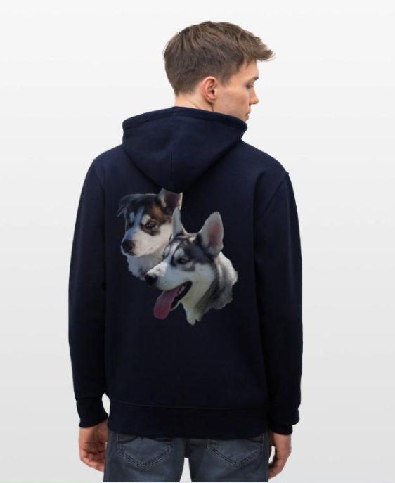 Husky Doppelportrait Stanley/Stella Unisex Organic Kapuzenjacke
Zwei Gesichter Husky #Welpe und erwachsener #Husky, kühle Blautöne und warmes Fellkontrast, ideal für #Hunde-#Liebhaber und Streetwear-Ästhetik; vielseitig auf Shirts und Basecaps einsetzbar.
spreadshirt.de/shop/design/hu…