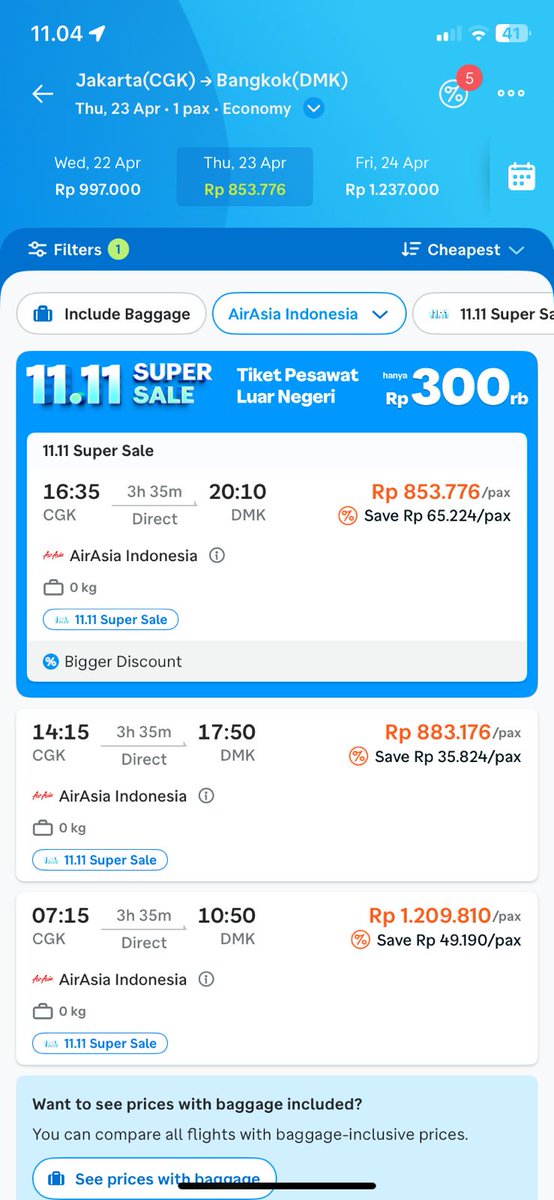 cylasil's tweet image. Lagi pusing kerjaan, tapi liat promo #Traveloka1111Sale tuh rasanya dunia jadi lebih indah 😆 Your Sign for a Holiday banget, tiket mulai 300ribuan woy!