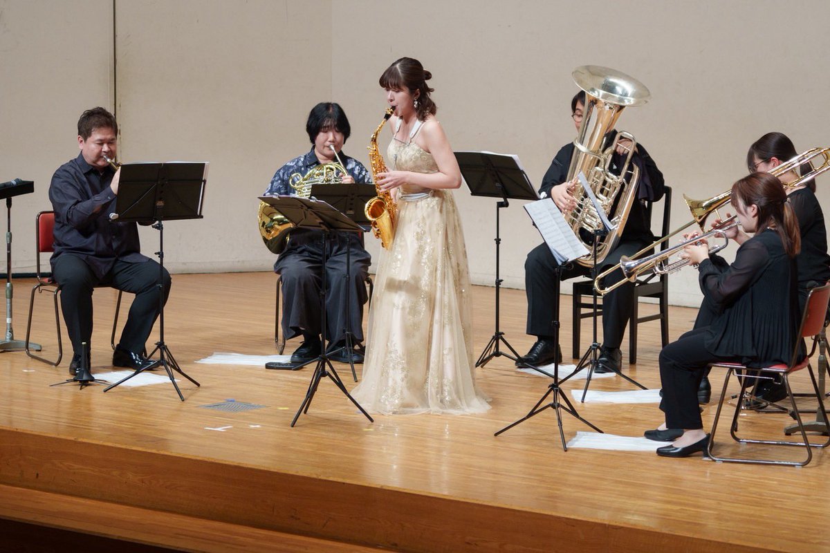 ogiwara_a's tweet image. 東京音楽大学吹奏楽アカデミー専攻メンバーで参加させていただきました目黒区商工まつりリバーサイドフェスティバル、大盛況でした！ご来場いただきました皆様、ありがとうございました！