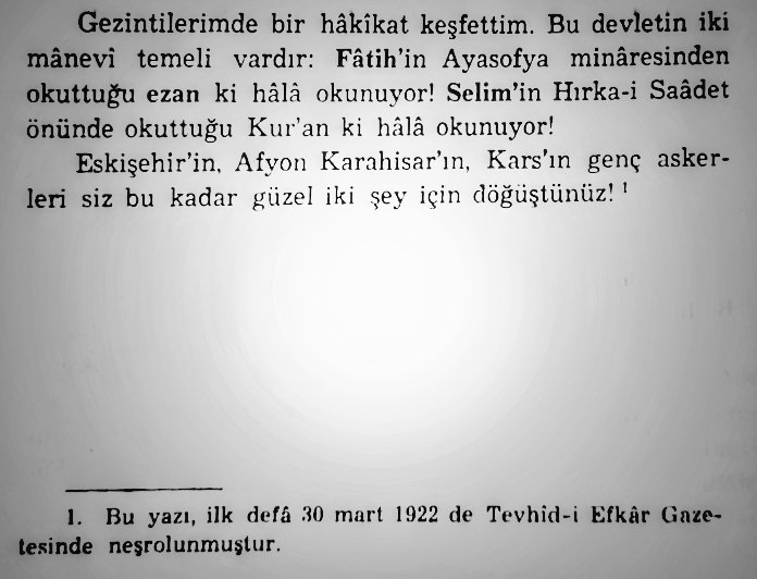 "Bu devletin iki mânevî temeli vardır: Ezan ve Kur'an"

Yahya Kemal