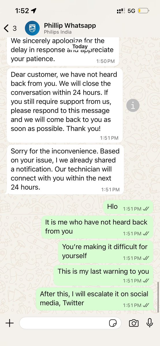 RajkumarSa13457's tweet image. My Philips shaver isn&apos;t working, and the support from @philipsindia India is worse! I keep getting automated messages and promises of a technician in 24 hours that never materialize. Fix the product AND the service! #ShavingGrooming #ServiceIssue