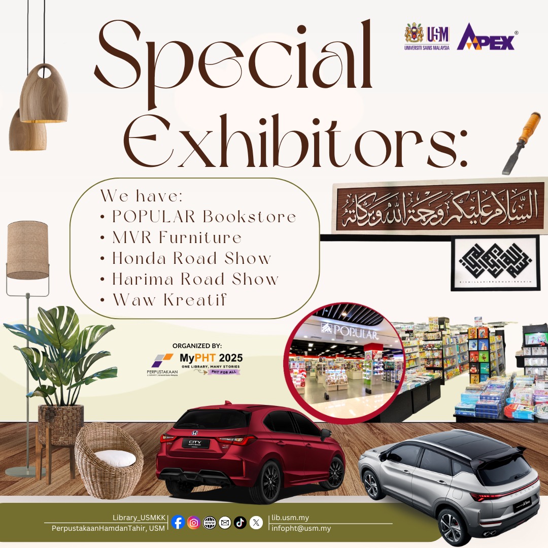 Library_USMKK's tweet image. JOM SERBU PROMOSI MYR FURNITURE di MyPHT 2025!  
Dapatkan pelbagai tawaran eksklusif dan hadiah menarik daripada MYR FURNITURE sewaktu program berlansung. Jangan lepaskan peluang.!

📞 Untuk maklumat lanjut:
IG: @myrfurniture_
FB: MYR &amp;amp; MYR Furniture
🌐 myrfurniture.com.my