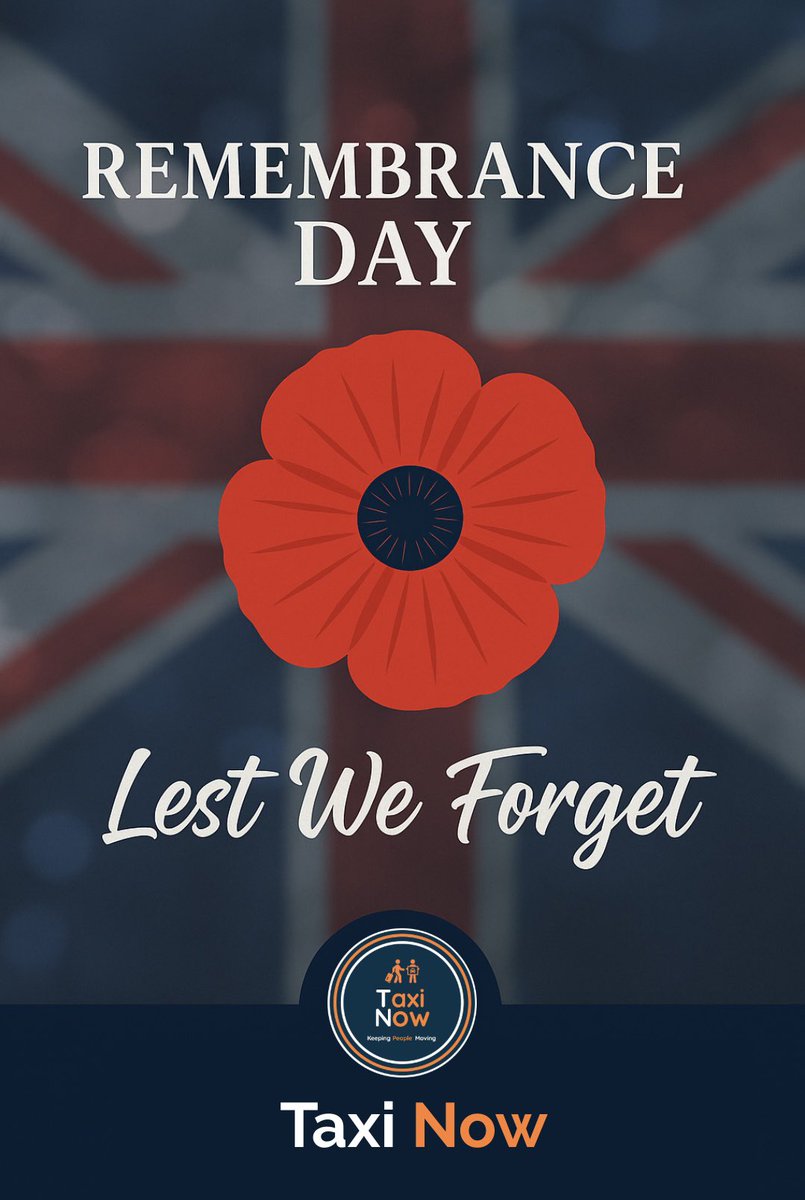 We remember the courage and sacrifice of all who served.

Their legacy lives on in every journey we make across this great city.

Lest We Forget. 🌺

#RemembranceDay #WeWillRememberThem
#TaxiNow