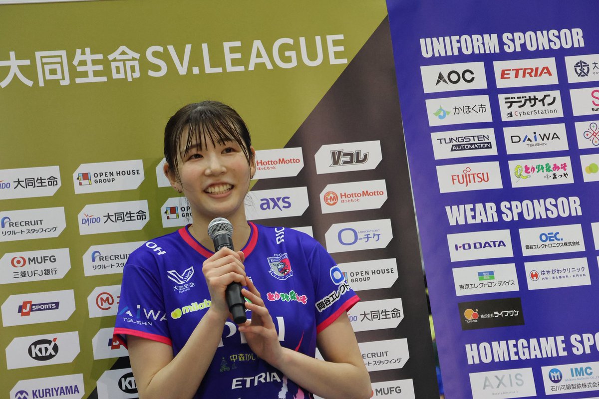 ＼11月9日のPOM🏆／

本日のPOMは、
#3 藤倉 由貴と #13 西川 有喜
でした！！！

#PFUブルーキャッツ石川かほく