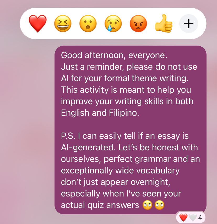 Para sa akong mga perfect nga studyante 😂