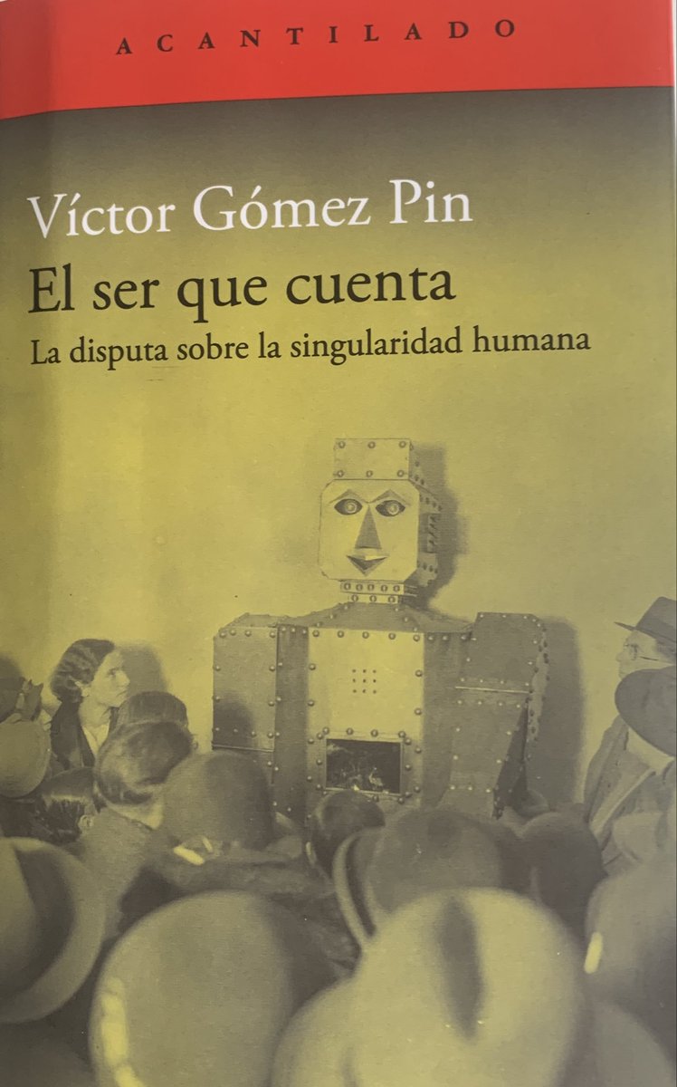 Leer esto de <a href="/JorgeFreire_/">Jorge Freire</a> sobre el libro de Víctor Gómez Pin es ver escrito lo que uno piensa pero no sabe expresar, tan bien.Leí el libro en verano en mi buceo sobre la  “civilización digital”.Lo que he aprendido! Os dejo dos fragmentos ⬇️<a href="/Acantilado1999/">Acantilado</a> de “El ser que cuenta”