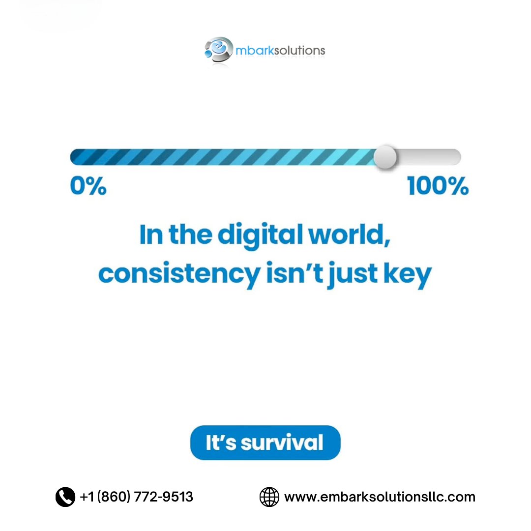 embarksolution's tweet image. Posting once in a while won’t cut it.
 📉 In the digital game, inconsistency = invisibility.
Show up. Stand out. Stay consistent, stay unforgettable. 🚀
#DigitalVisibility #SocialMediaStrategy #ContentGameStrong #StayVisible #MarketingMastery #OnlineGrowth #DigitalBranding