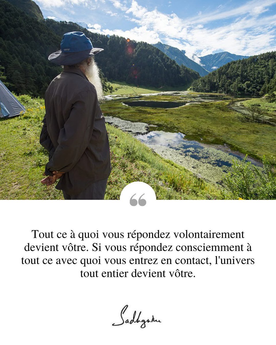Sadhguru Français tweet media