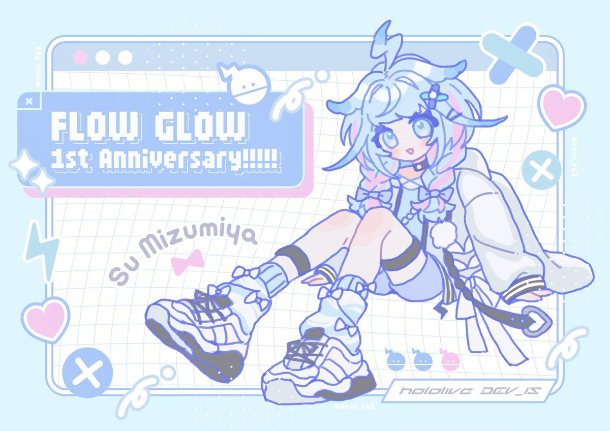 shio_fa3's tweet photo. 1周年おめでとうございます🎉✨
💬🔁🩵

 #すくすく枢
 #水宮枢  #水宮枢1周年
 #FG1周年 https://t.co/RELBoKSSzS