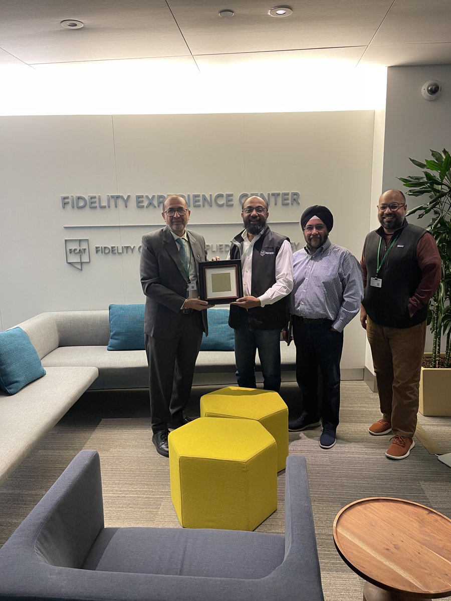 #Day1 in #Boston 

The #BITSPilani leadership delegation  Prof. Arya Kumar, Dean of Alumni Relations, and Mr. Sachin Arya, Head of Alumni Relations met with distinguished BITS alumni KK Biju (Batch of 1994) and Manu Seth (Batch of 1991) for an engaging and insightful interaction.