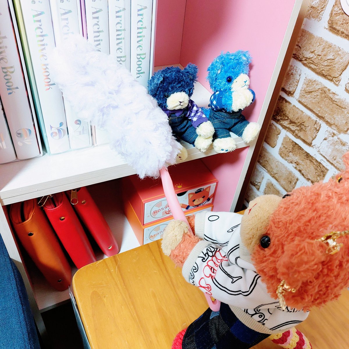 ❤はぁ〜いそがしい💦💦
おれ いつのまにか おそうじがかりじゃん🧹