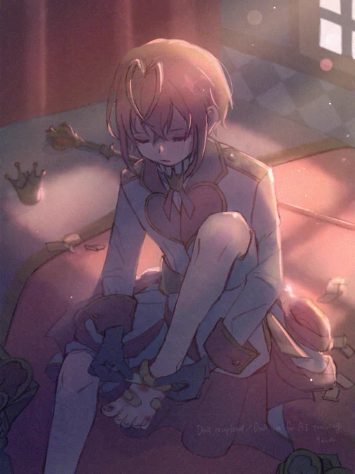 #ツイステファンアート 「"ヒール"」 リドル•ローズハート 誰が為の物語 修正なし版ブルスカ、クロスフォリオ