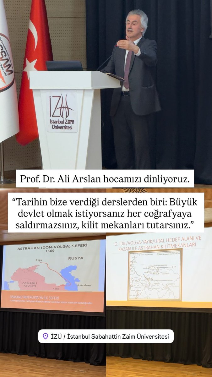 Avrupa ve Orta Asya (Türkistan) Bölgesi Krizlerine Çözüm Arayışı Kongresi - 2025

“Tarihin bize verdiği derslerden biri: Büyük devlet olmak istiyorsanız her coğrafyaya saldırmazsınız, kilit mekanları tutarsınız.”

<a href="/assamcongresses/">ASSAM Congresses</a> <a href="/ArslanProf/">Prof. Dr. Ali Arslan</a>