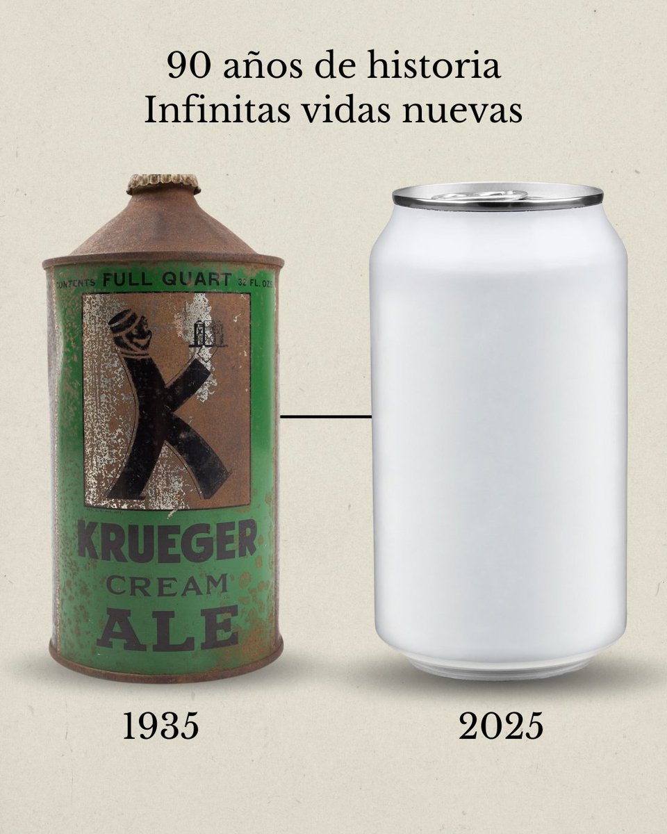 ¿Sabías que las #LatasdeBebidas se inventaron en 1935? 🤯

Casi 90 años después, siguen haciendo lo mismo, pero mejor: 👉 mantener tu bebida fría, segura y 100 % reciclable. ♻️

Algunos inventos envejecen. Este, simplemente, se renueva.⚡