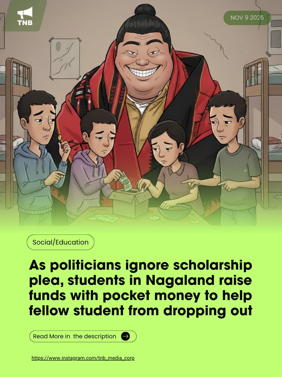 thenagablogco's tweet image. instagram.com/p/DQ1HOKPj9D2/…

#StudentsForStudents #FriendshipInAction
#NoOneLeftBehind #EducationIsARight #EducationForAll #StruggleButStillHelping #HumanityStillExists #RealLifeHeroes #WeRiseByLiftingOthers #Nagalandstudents #TheNagaBlogMedia #TNBco